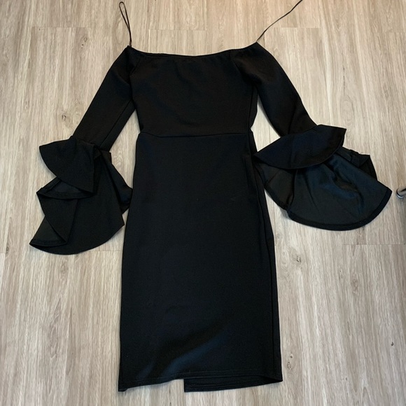 Strapless midi dress - Picture 2 of 4